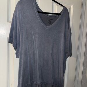 American Eagle Outfitters Gray Relaxed Oversized Tee